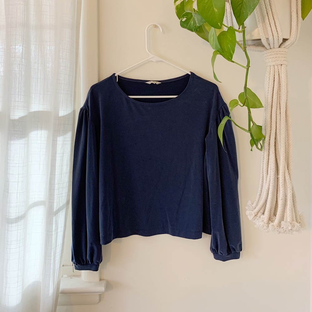 Madewell scoop neck blouse